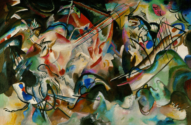 Composition Number VI. (1913) Oil on Canvas.